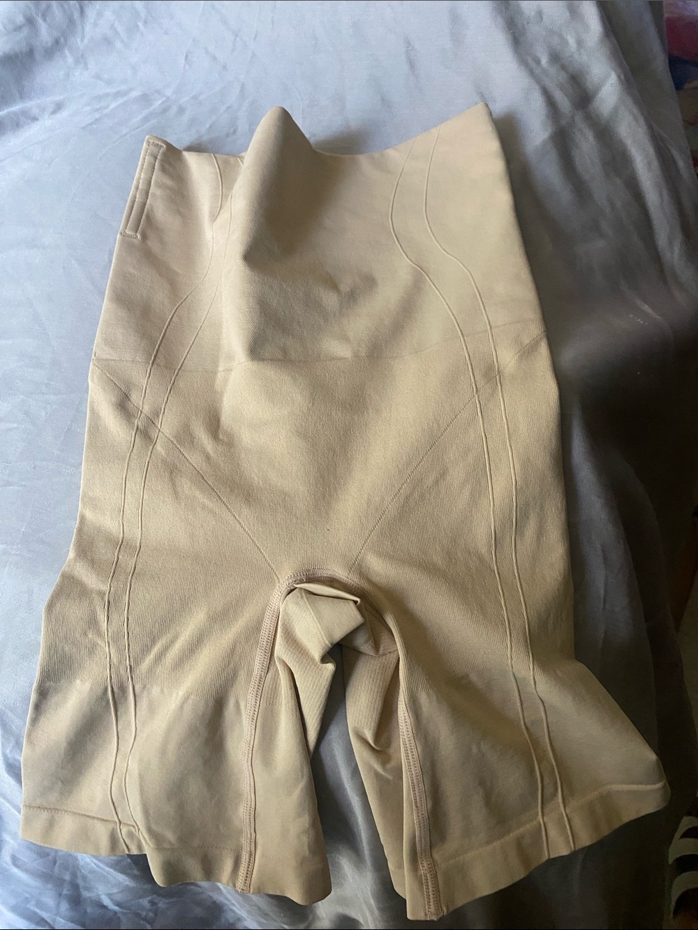 Beige Kids Shapewear Shorts